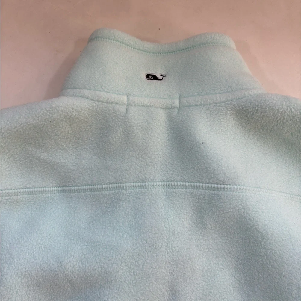 Vineyard Vines Women’s Fleece Full Zip Vest Mint Green Size XS - Picture 7 of 7